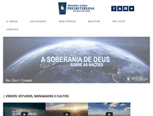 Tablet Screenshot of presbiteriana.com